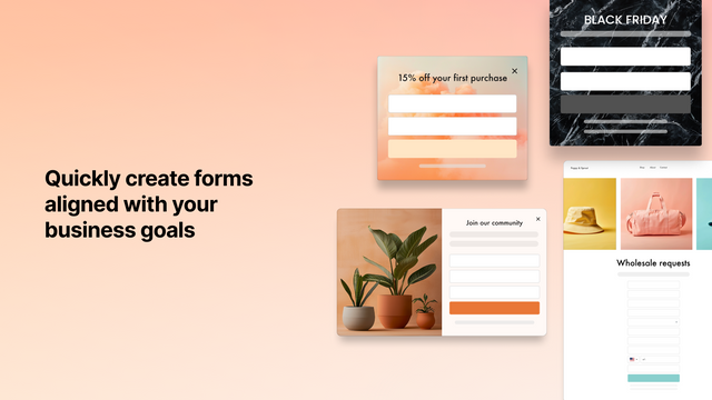 Shopify Forms - Startup Ecommerce