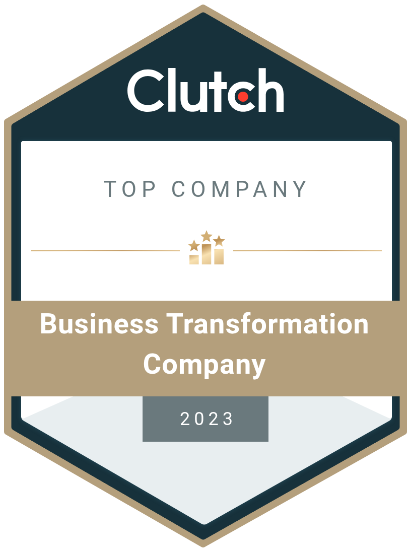 Top Business Transformation Company 2023 — Clutch